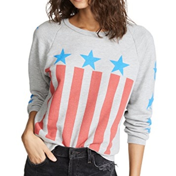 Wildfox Tops - Wildfox Allstar Junior Sweatshirt Grey S